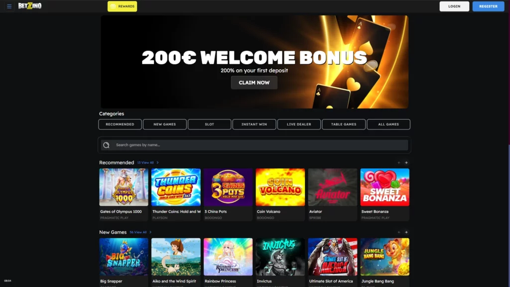 Qu'est-ce que le casino Betzino ?
